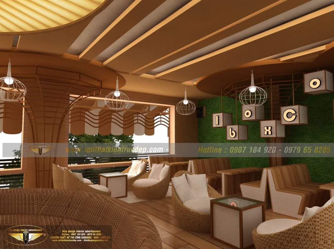 Thiết kế Quán Cafe Box Sài Gòn