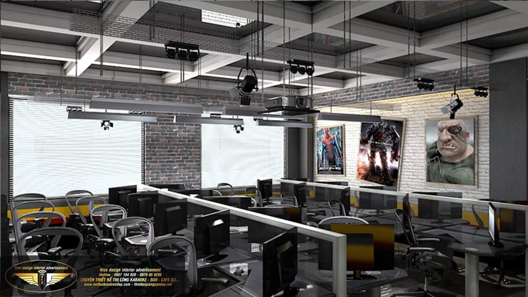 Thiết kế Văn Phòng Game 3D
