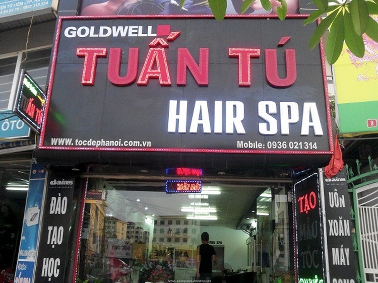 Bảng hiệu Quảng cáo Salon Tóc