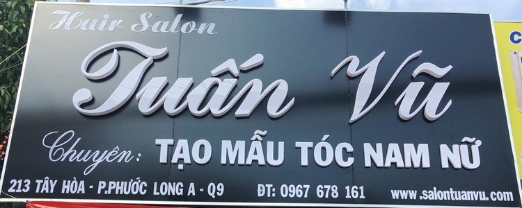 Bảng hiệu Quảng cáo Salon Tóc