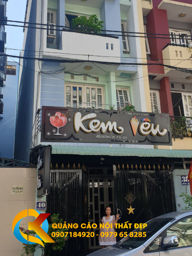 Mẫu Bảng hiệu cafe Đẹp