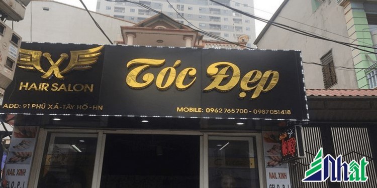 Bảng hiệu Quảng cáo Salon Tóc