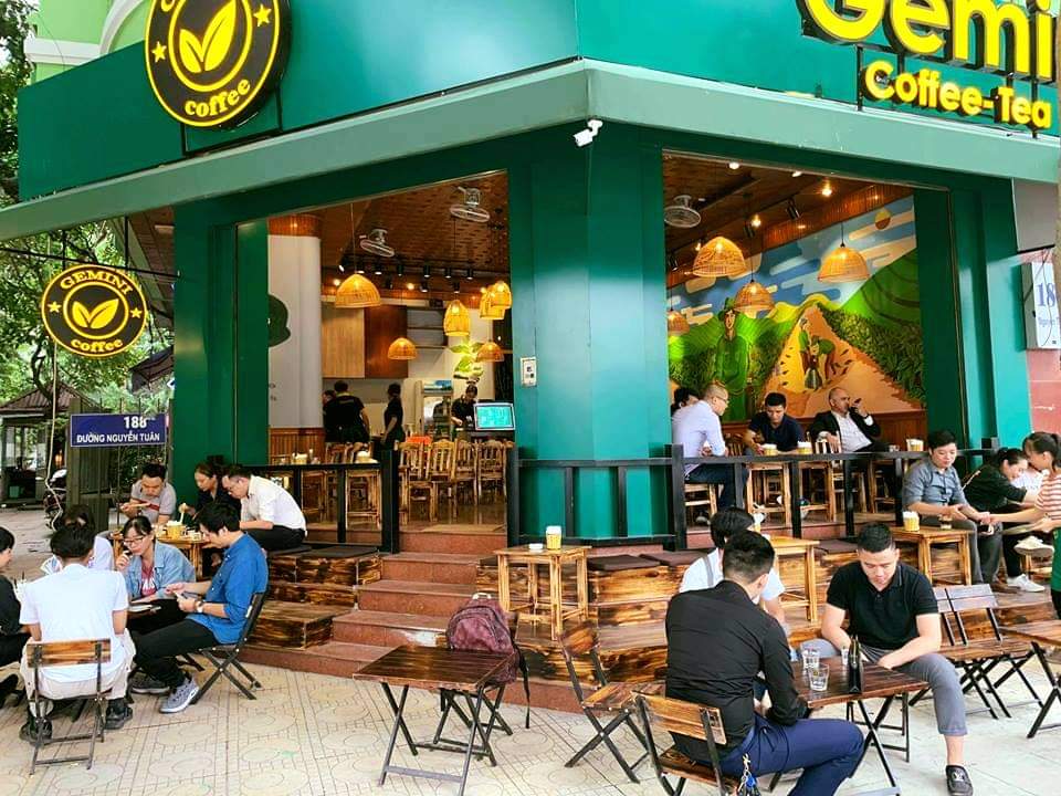 Mẫu Bảng hiệu cafe Đẹp