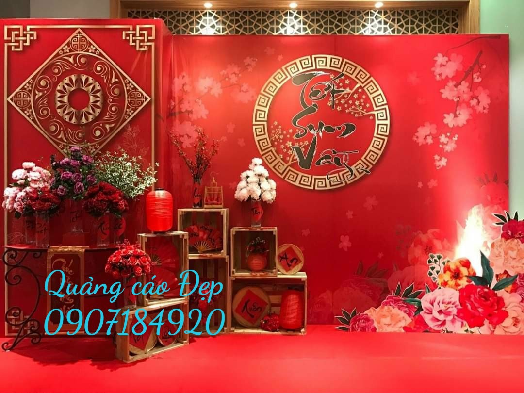 Trang Trí Tết Cửa Kính dán decal