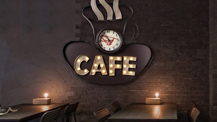 Mẫu Bảng hiệu cafe Đẹp