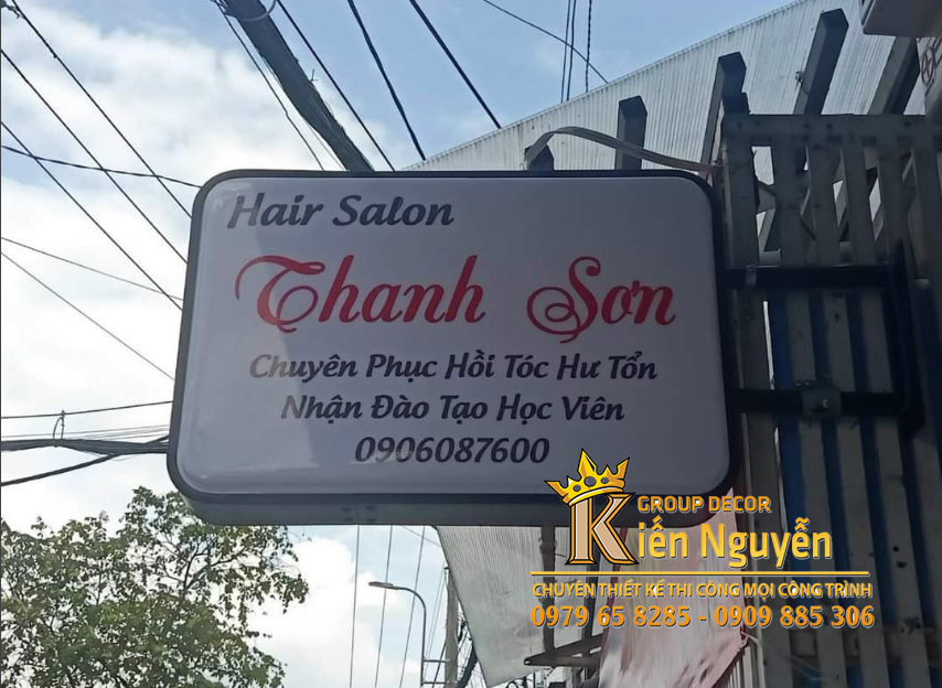 Bảng Hộp Đèn Mica Vuông