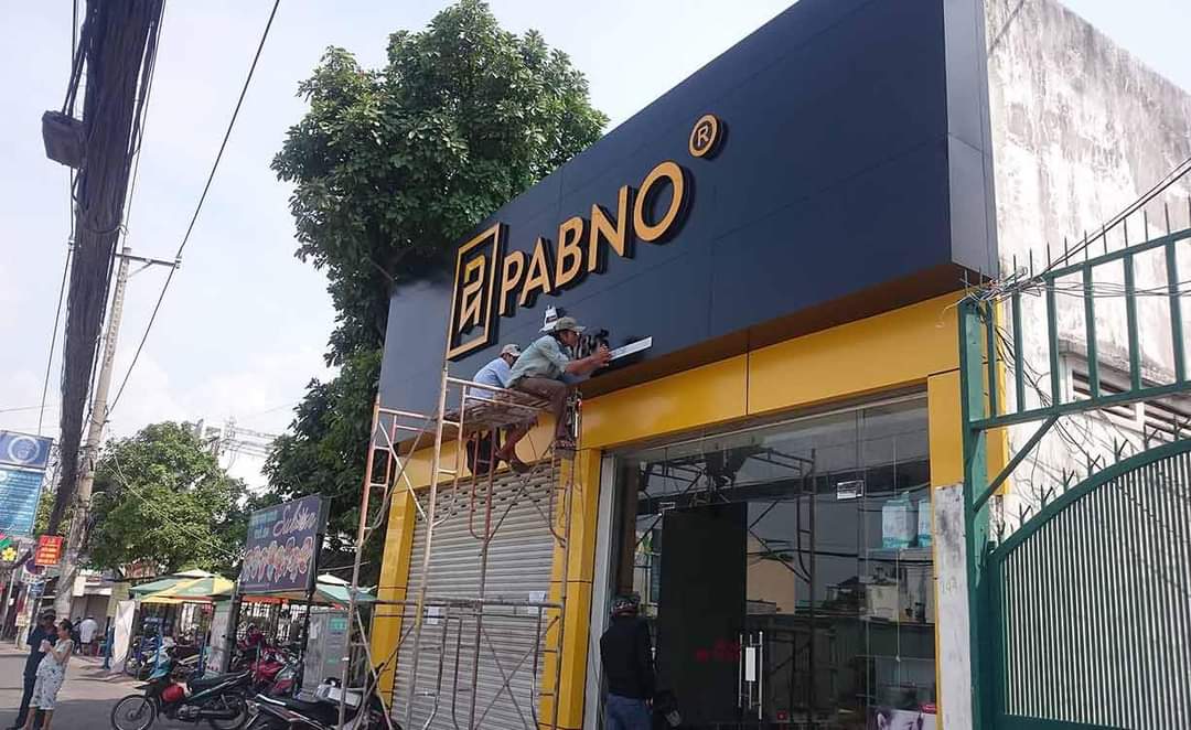 Bảng hiệu Quảng cáo alu Đen