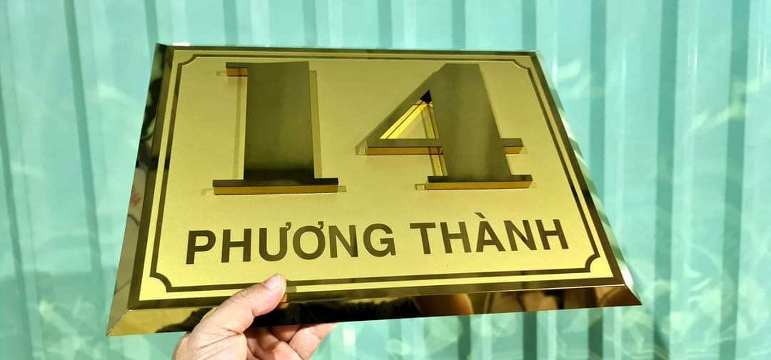 Bảng số nhà Inox 304 Vip