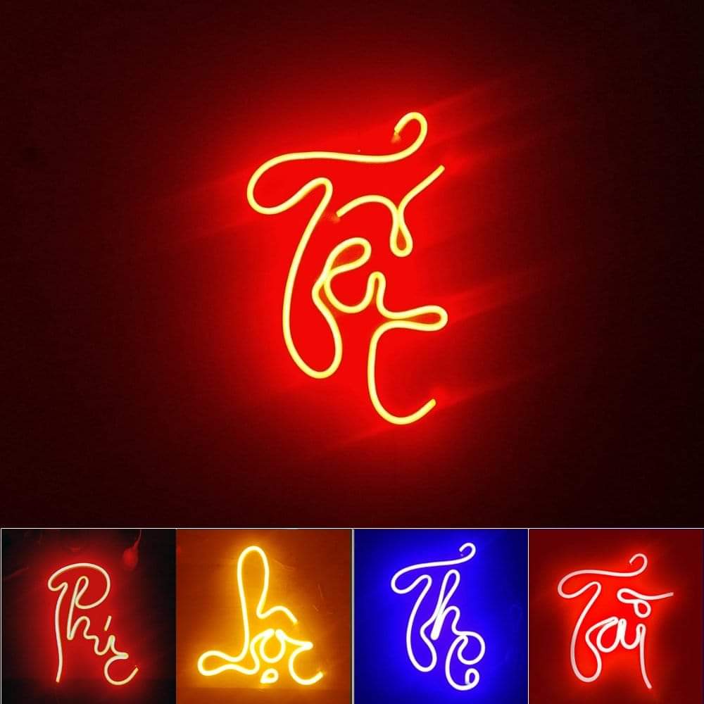 Chữ Led neon Tết