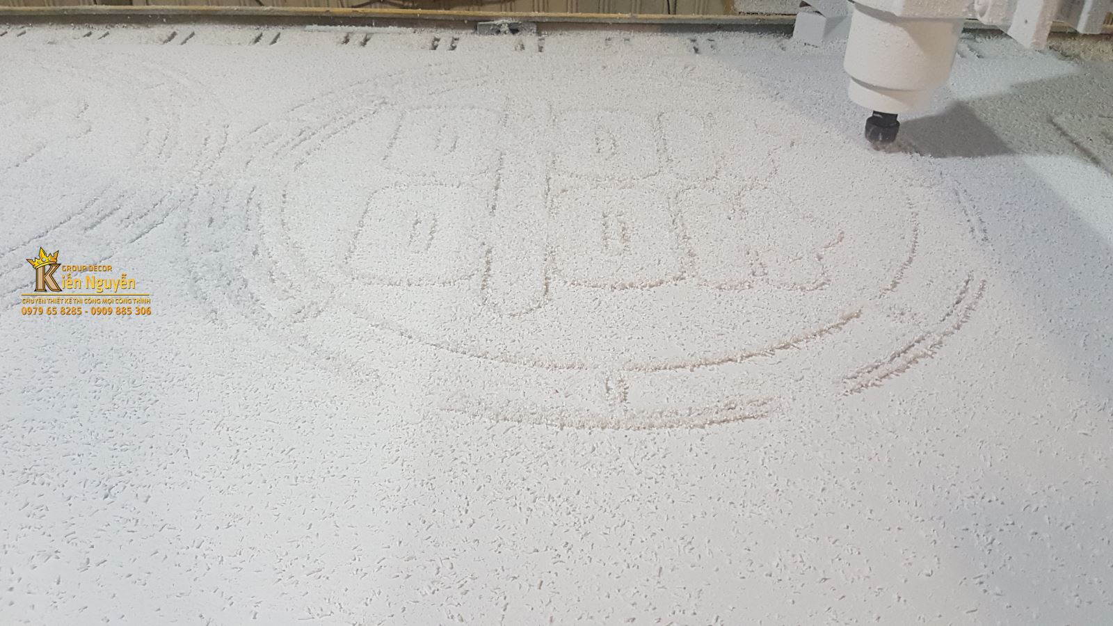 Gia công cắt CNC vách trang trí