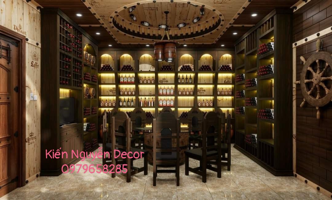 Nội Thất phòng Hầm Rượu gia đình