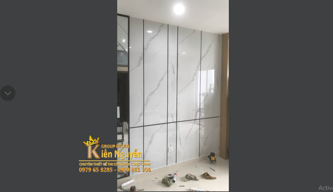 Tấm giả đá PCV Trang Trí Nội Thất