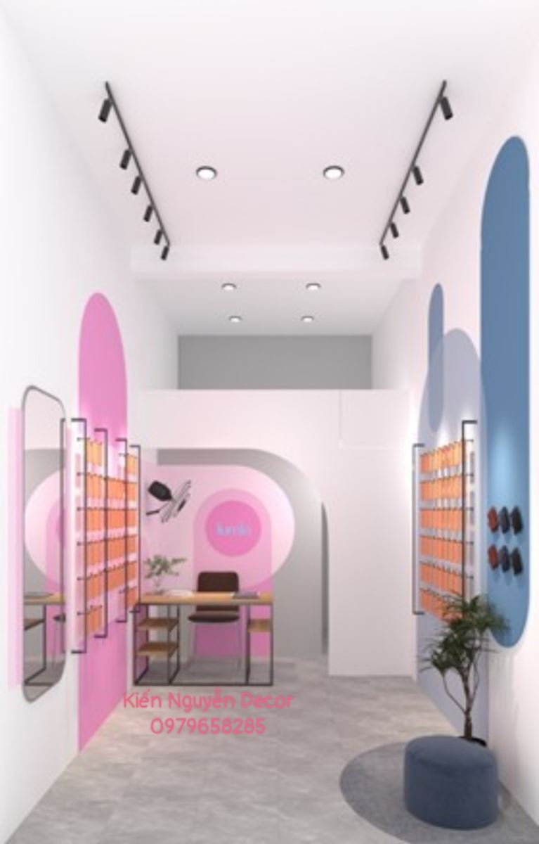 Thiết Kế Showroom Phụ Kiện Điện Thoại LumLa