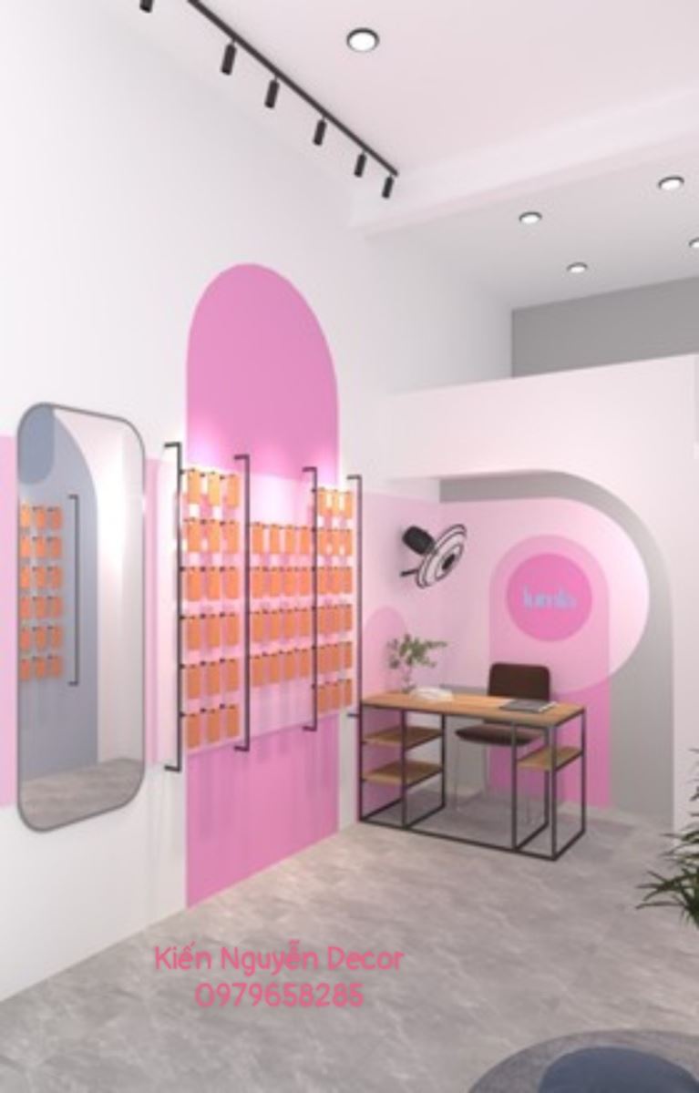 Thiết Kế Showroom Phụ Kiện Điện Thoại LumLa