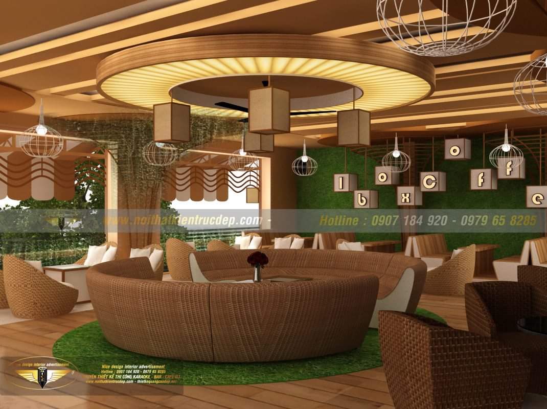 Thiết kế Quán Cafe Box Sài Gòn