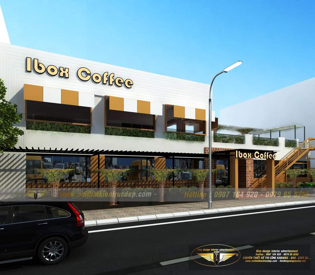 Thiết kế Quán Cafe Box Sài Gòn