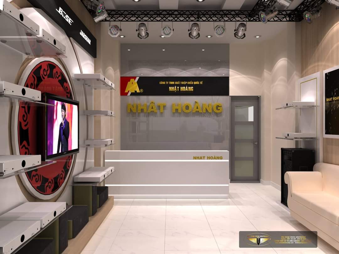 Thiết kế Showroom Audio Nhật Hoàng