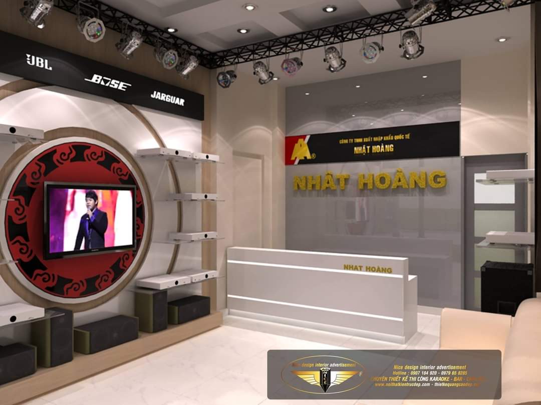Thiết kế Showroom Audio Nhật Hoàng