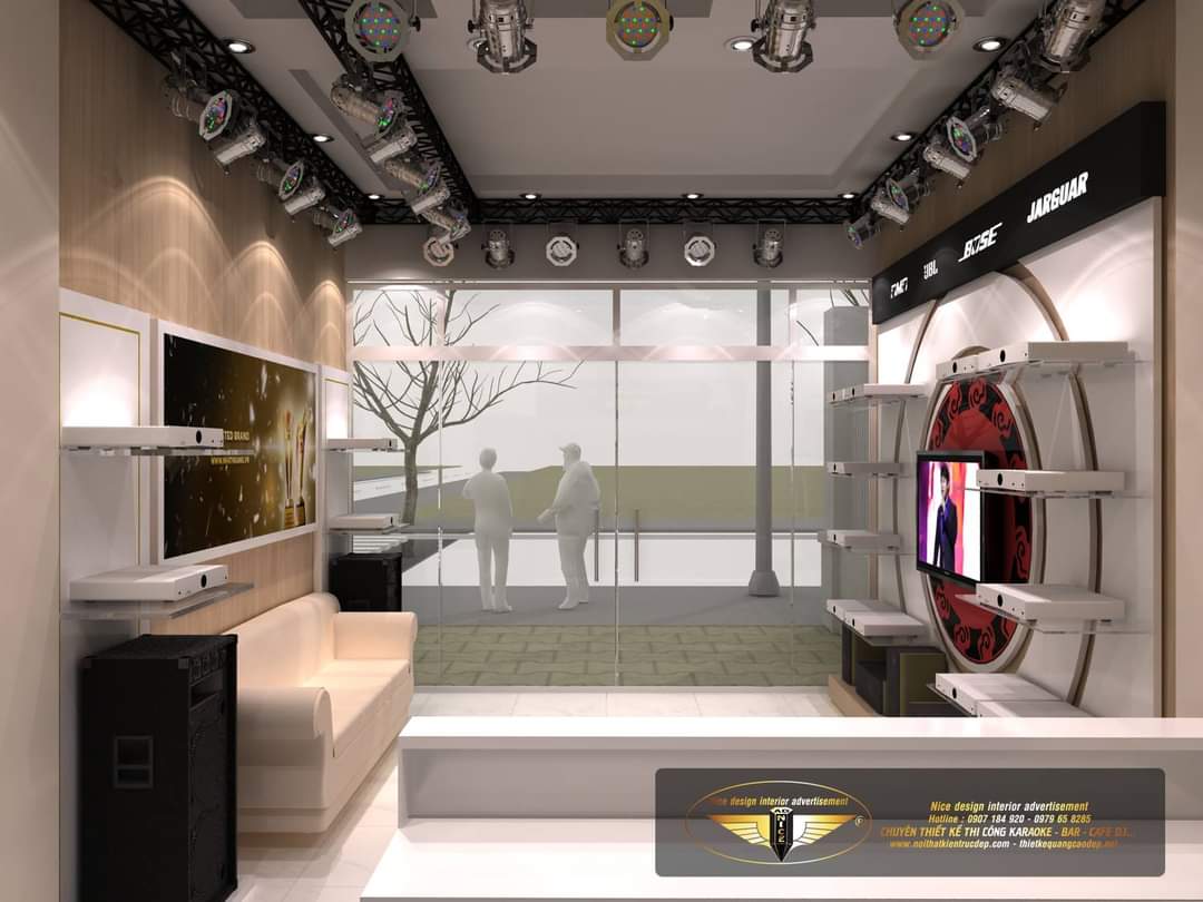 Thiết kế Showroom Audio Nhật Hoàng