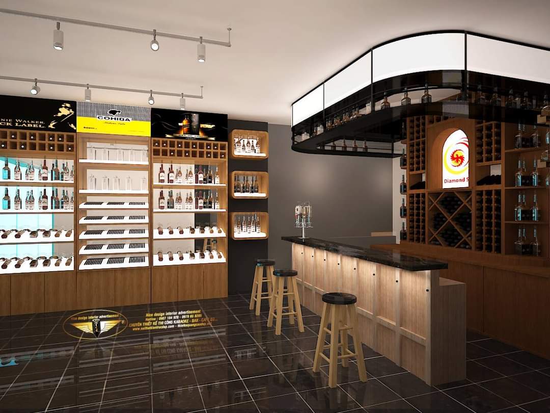 Thiết kế Showroom Rượu Thiên Phú