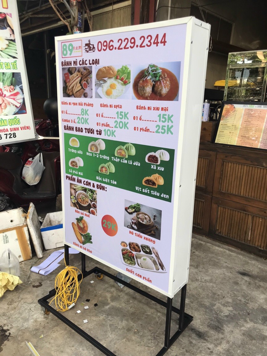 Hộp đèn Hilex Quảng cáo 2 mặt