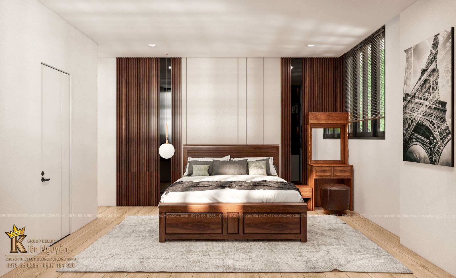 Nội thất phòng ngủ Bố Mẹ mẫu 001