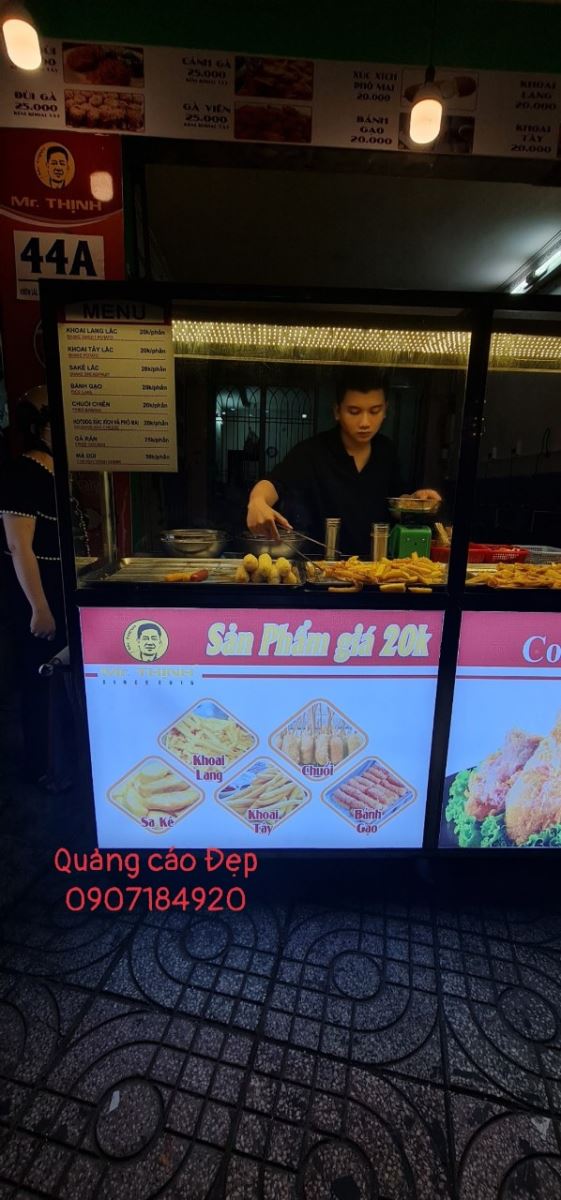 Bảng hộp đèn Xe khoai lang