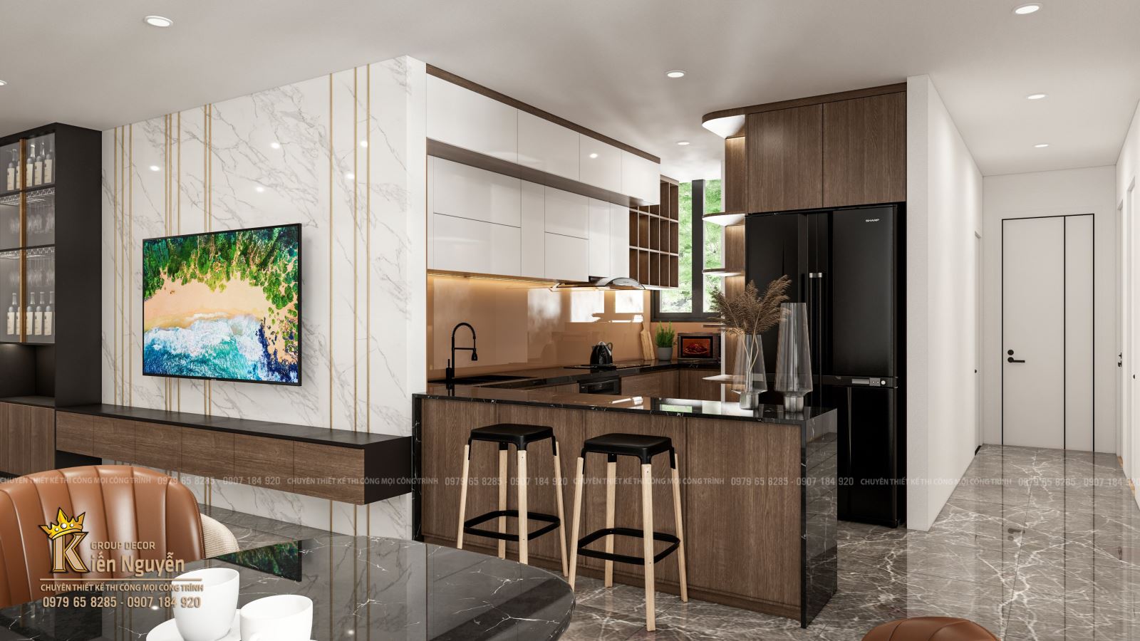 Nội thất bếp căn hộ