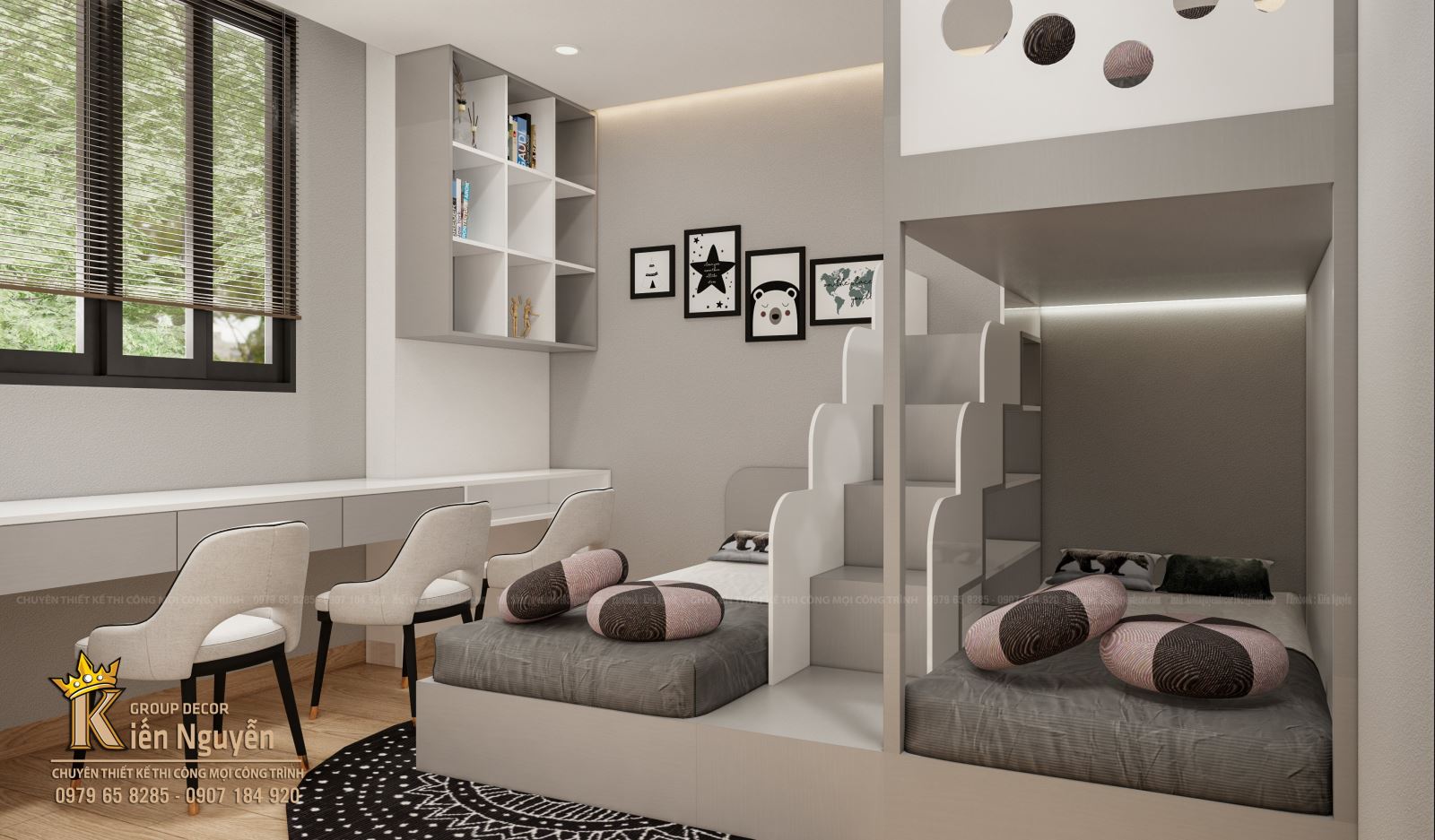Nội thất Phòng giường tầng Bé Trai