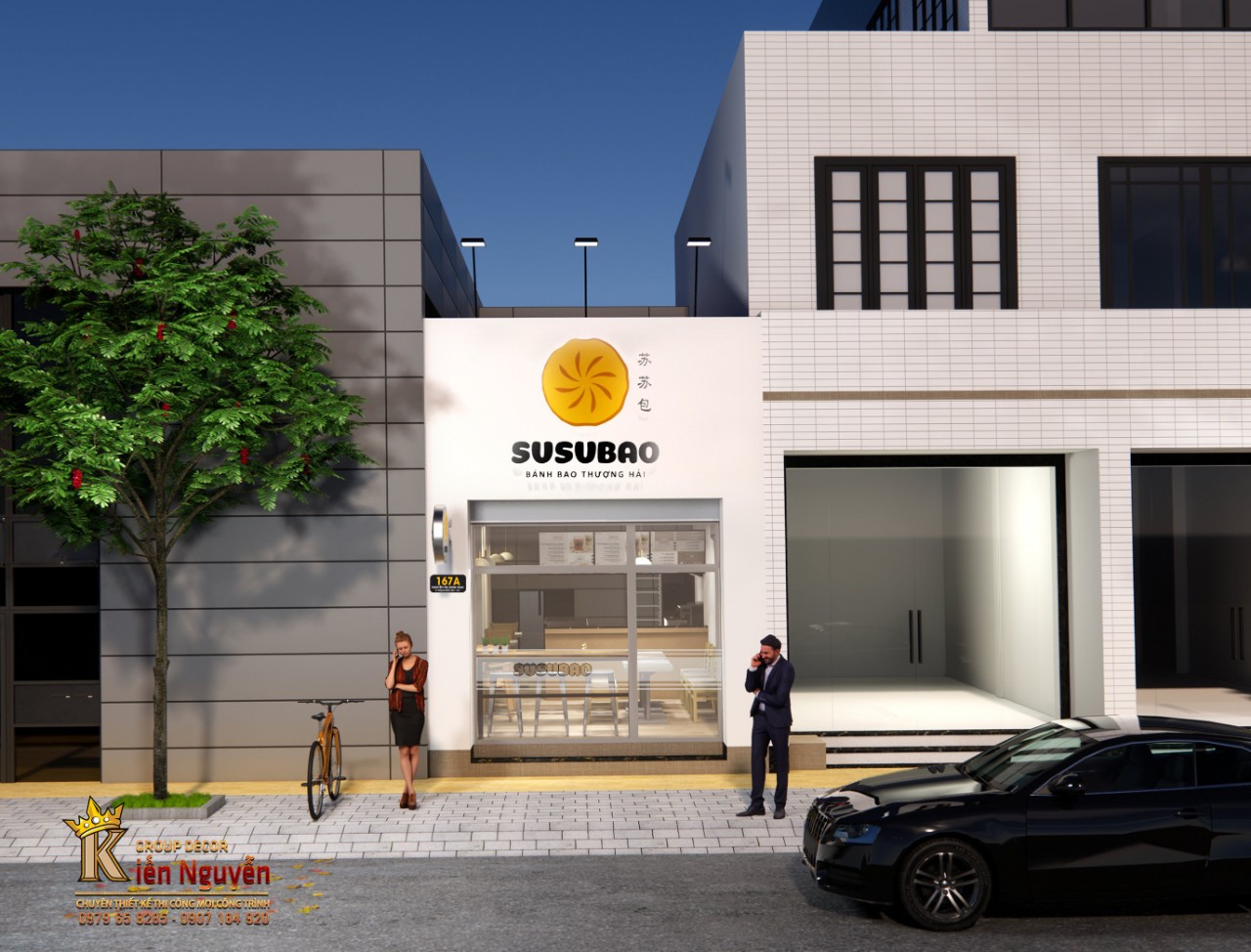 Bảng hiệu bánh bao Thượng Hải  SUSUBAO
