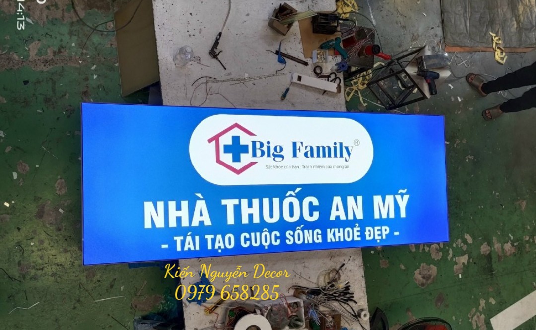 mẫu hộp đèn Quảng cáo nhà Thuốc Tây
