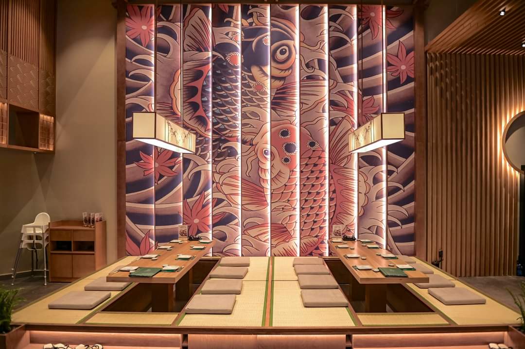 Nội thất nhà Hàng SUSHI Nhật Bản