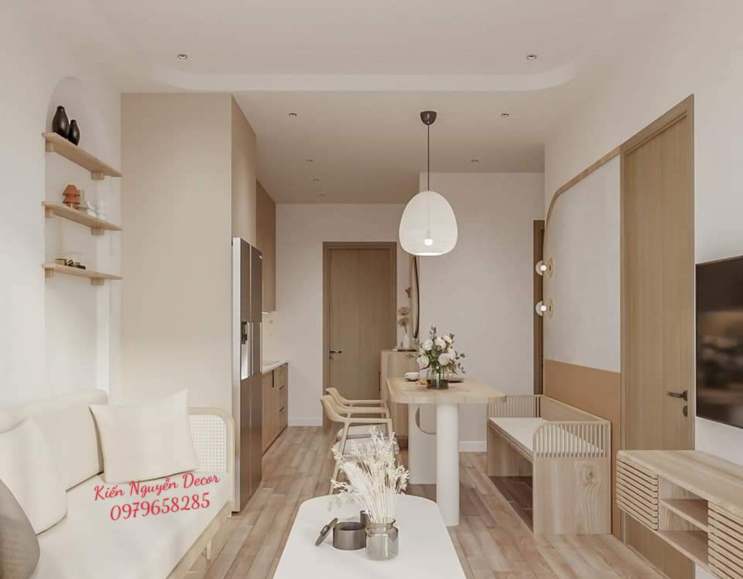 Thiết kế Căn Hộ 2 Phòng ngủ A Hùng