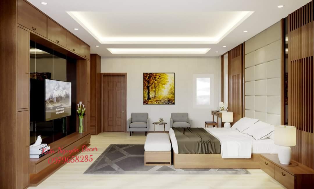 Thiết kế căn hộ phòng ngủ Master Lớn