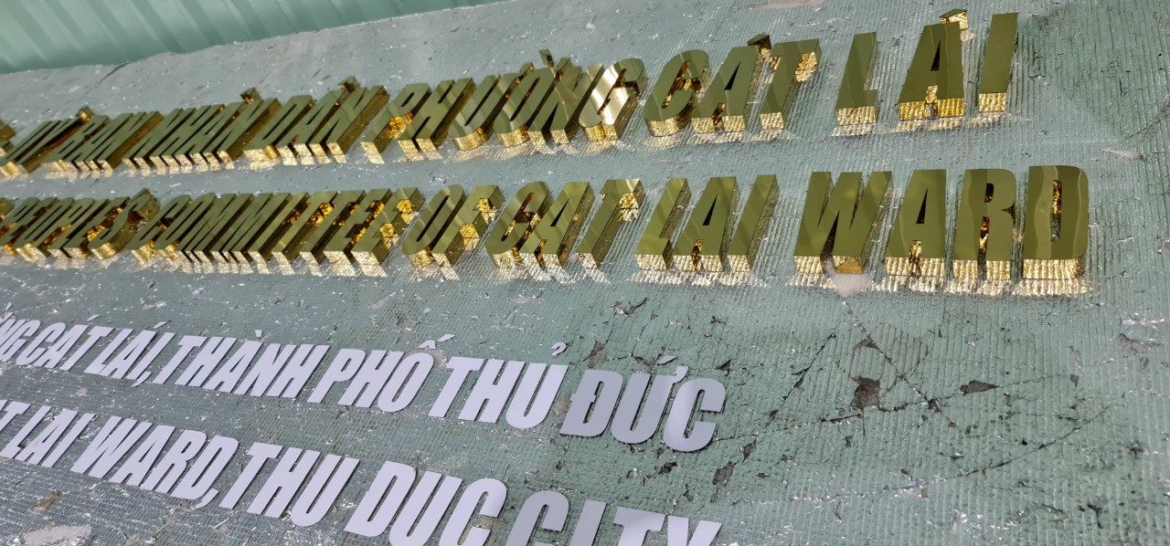 Chữ Inox Quảng cáo Bảng hiệu