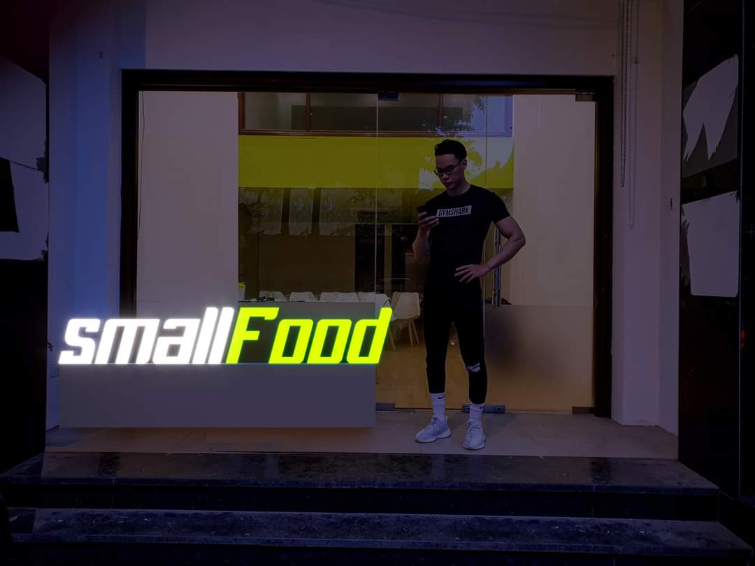 Chữ Mica Hộp đèn Led Small Food