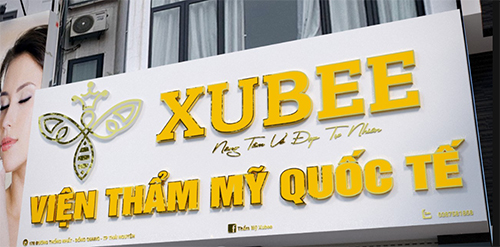 Bảng hiệu Thẩm Mỹ Viện XUBEE