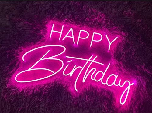 Led neon mừng sinh nhật  HAPPY BIRTHDAY