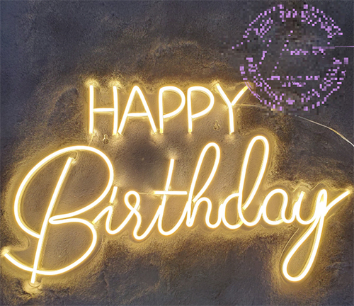 Led neon mừng sinh nhật  HAPPY BIRTHDAY