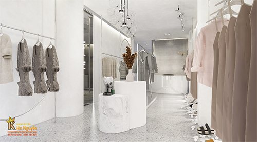 Shop Fashion Nữ tông màu Trắng