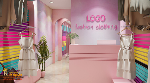 shop thời trang nữ tông màu hồng đẹp