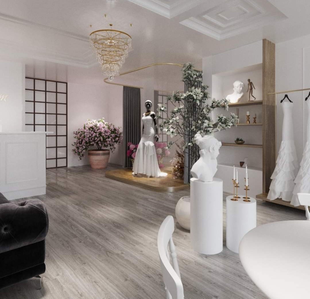 Dự Án Showroom Áo Cưới Mẫu 001