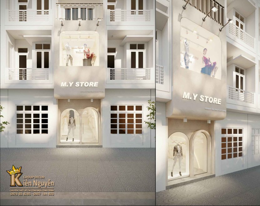 Thiết kế shop Thời Trang AMY