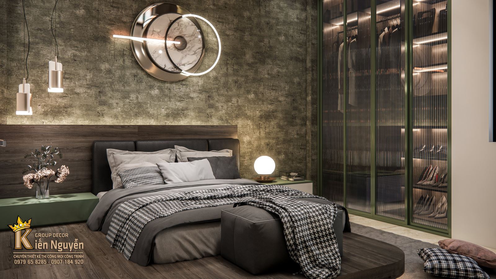 Phòng ngủ Master Bố Mẹ Mẫu 001