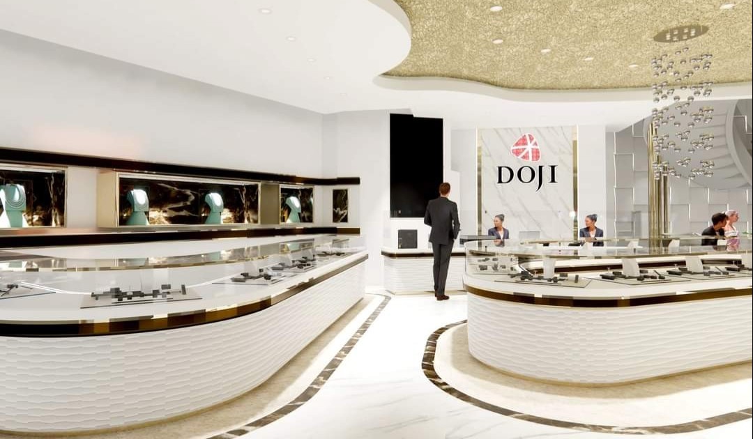Thiết kế Showroom Tiệm Vàng DOJI Q.3