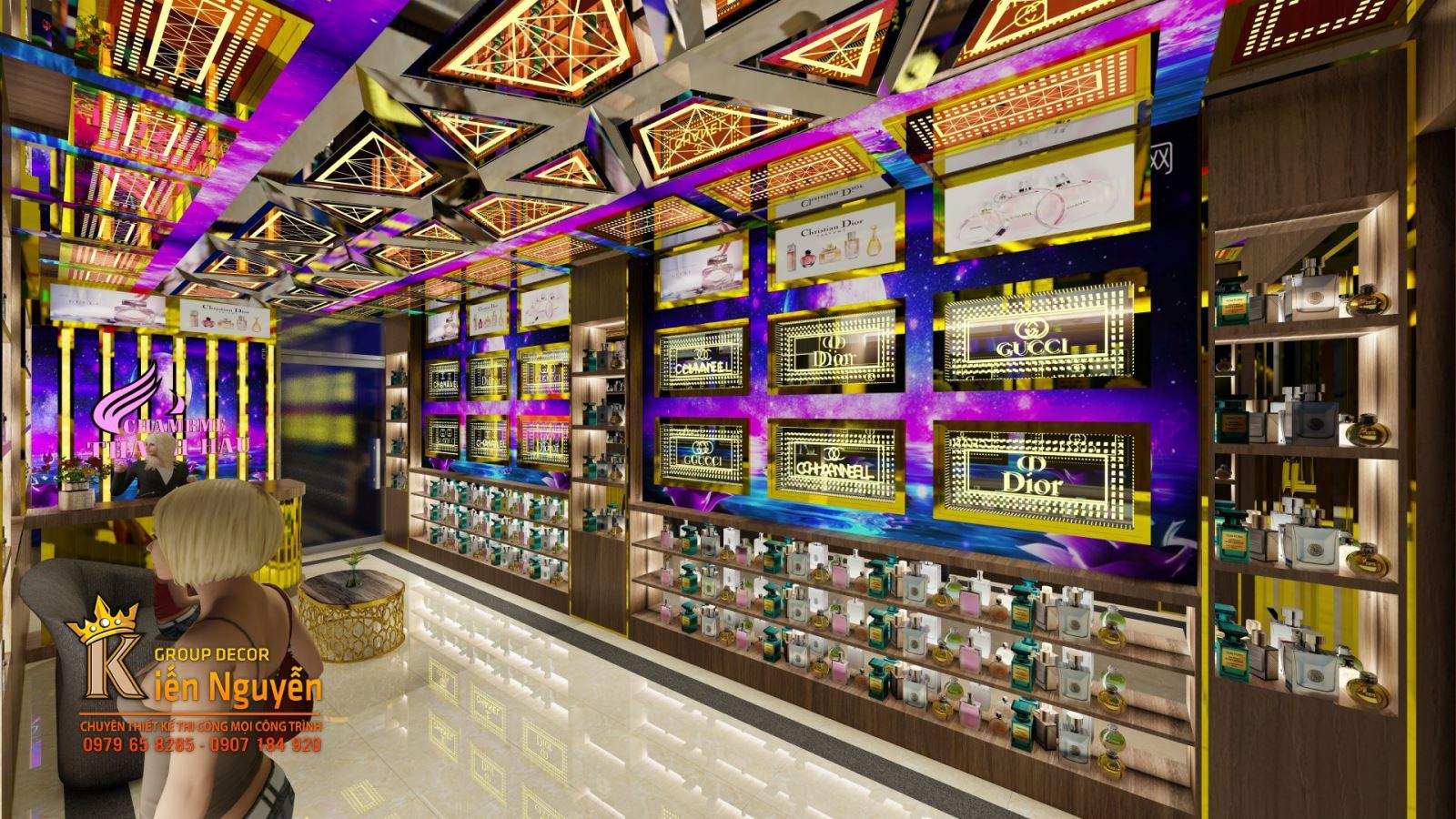 showroom nước hoa Charme Thanh Hậu