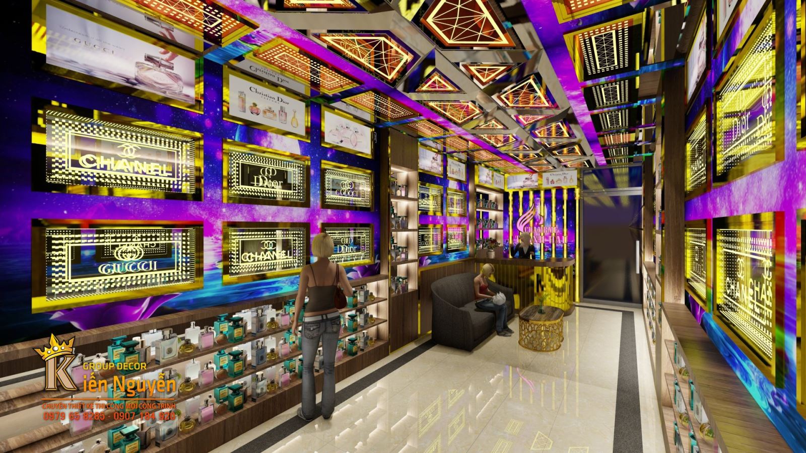 showroom nước hoa Charme Thanh Hậu