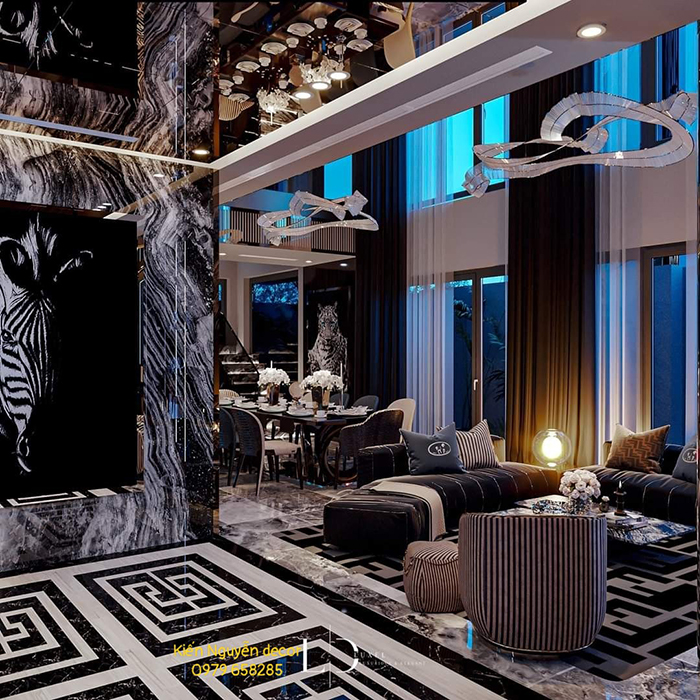 Nội thất nhà phố Luxury A Hoàng Q.2